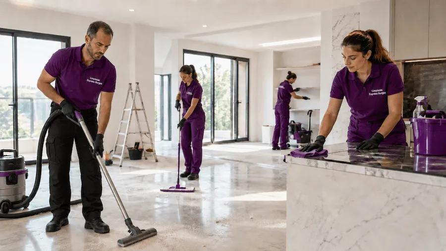 Limpieza fin de obra en Burgos: cómo eliminar polvo, restos y manchas sin dañar superficies