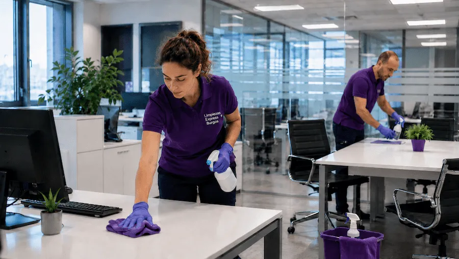 Limpieza profesional de oficinas en Burgos: cómo mejorar la imagen, la salud y la productividad